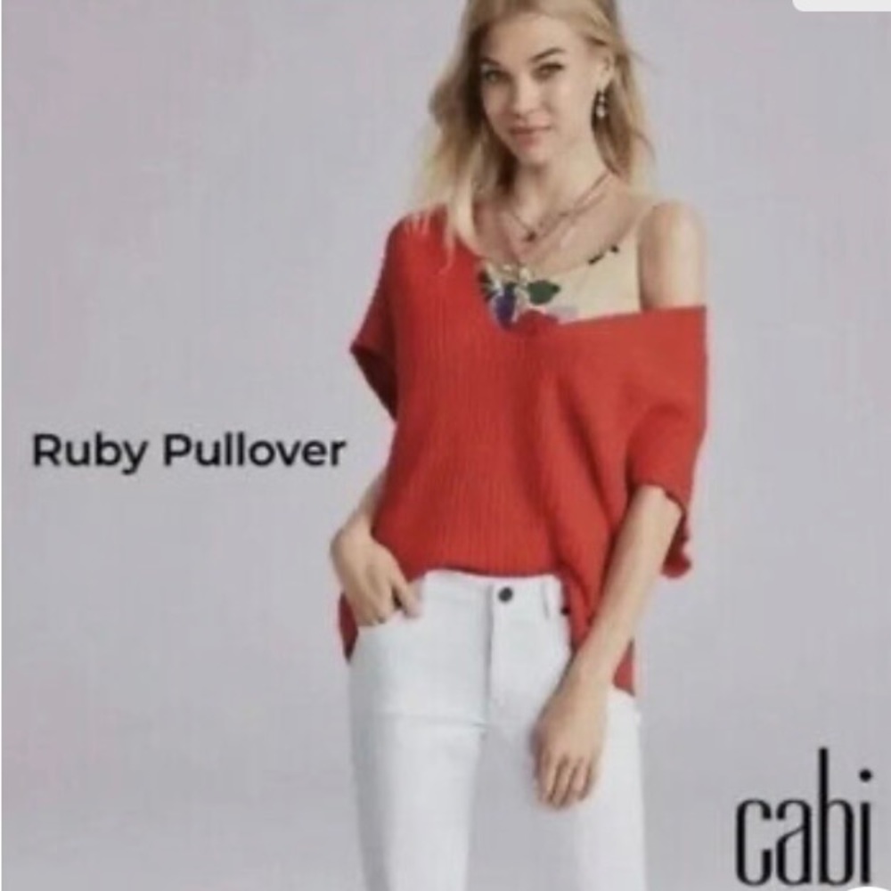 CAbi Ruby pullover, size medium, NWOT